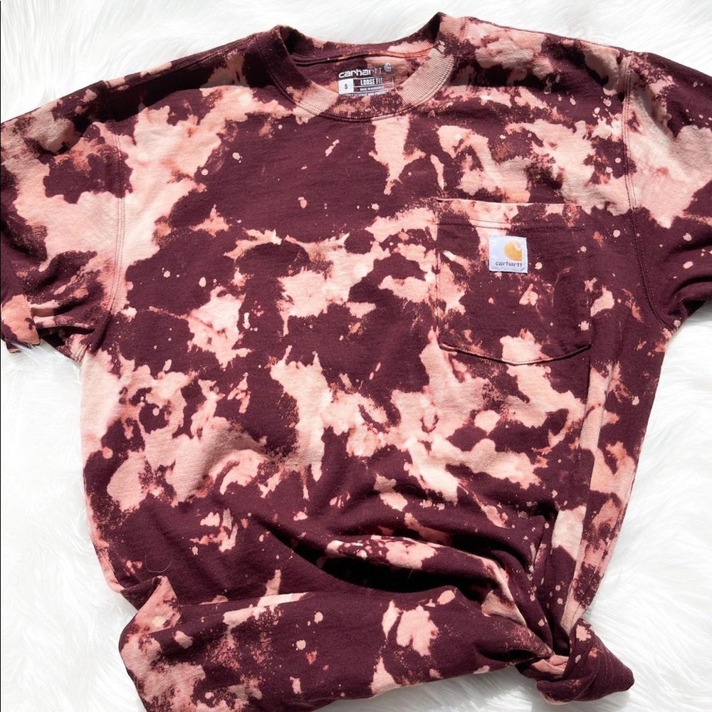 Carhartt Reverse Dye T-Shirt (Burgundy)